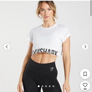 Gymshark Fraction Crop Top - size Large